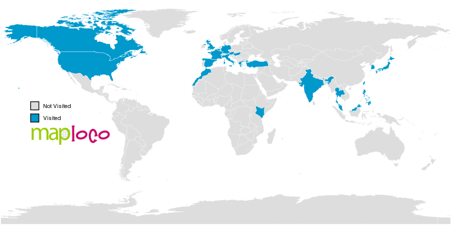 愚痴 と 旅した世界地図を塗る La Vie Heureuse De Coco