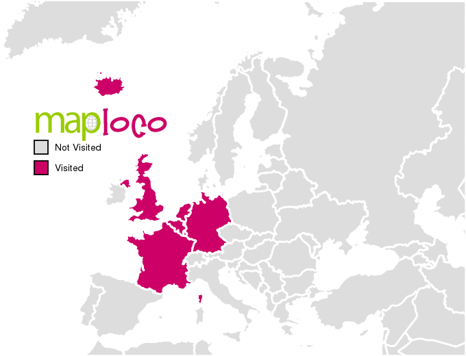 Map Of Luxembourg And Germany European Countries I've Visited: Belgium, France, Germany, Iceland,  Luxembourg, Netherlands, United Kingdom